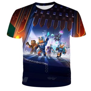 KOSZULKA T-SHIRT 3D DZIECIĘCA DLA DZIECI MINECRAFT 100-160