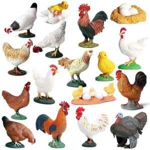 ZESTAW FIGURKI Zwierzęta ZOO Farma Duży Zestaw Edukacyjne 