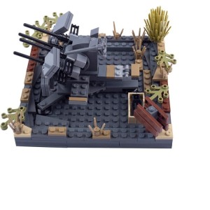 KLOCKI FIGURKI Wojsko Armia WW2  USA okopy