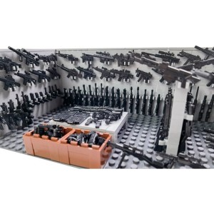 Zestaw KLOCKI ARSENAŁ Akcesoria WOJSKO Bronie 500szt