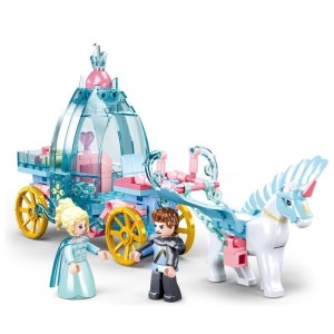 Zestaw Klocki Figurki FRIENDS Księżniczka Królowa Dorożka