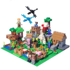 KLOCKI FIGURKI Minecraft My World Wioska 2021