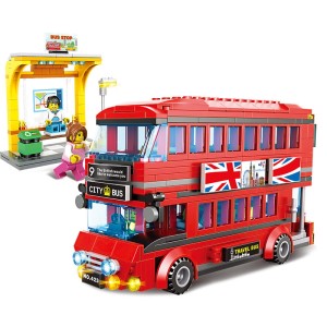 KLOCKI ZESTAW City BUS UK 488szt