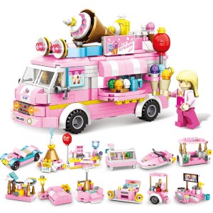 KLOCKI ZESTAW Lodziarnia Friends 623szt