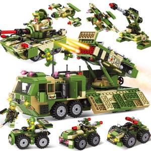 KLOCKI ZESTAW Armia Wojsko 846szt