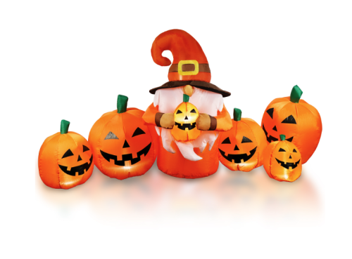 Ogromna dekoracja ogrodowa na halloween dmuchana straszna przerażająca dynia krasnal.png