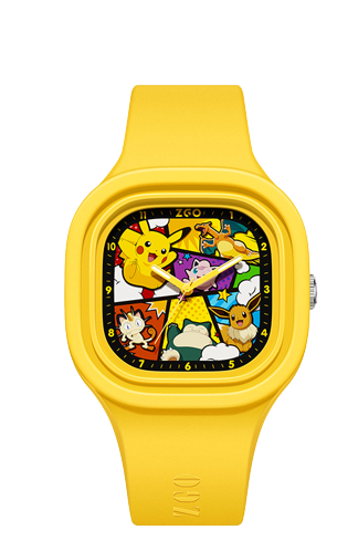 Dziecięcy zegarek Pokemon na silikonowym pasku żółty.png