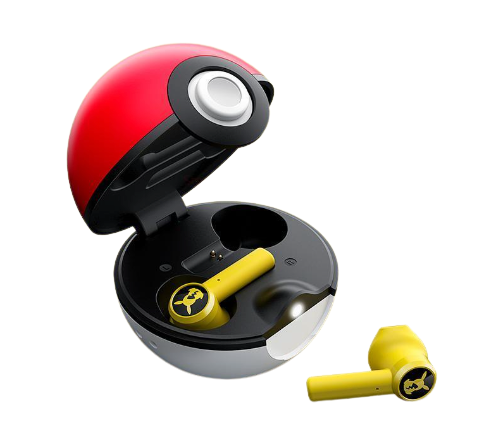 Bezprzewodowe słuchawki wodoodporne Pokemon z etui ładującym.png