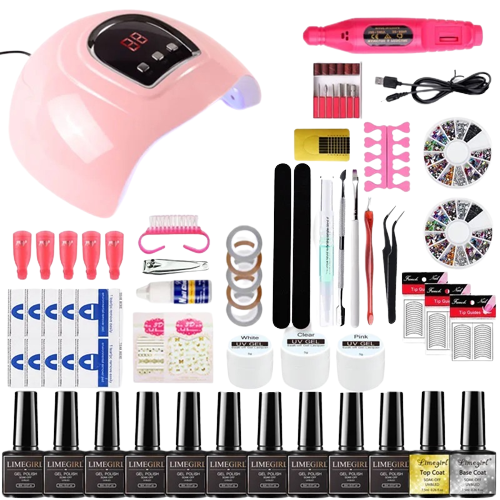 Zestaw do paznokci Uv frezarka dodatki.png