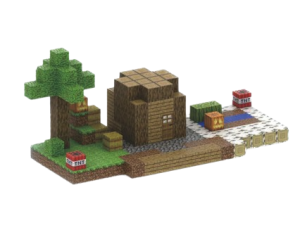 Klocki magnetyczne budowle My World Minecraft duże elementy 