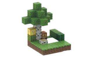 Klocki magnetyczne budowle My World Minecraft duże elementy