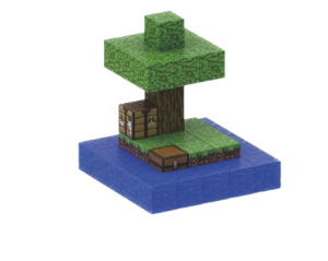 Klocki magnetyczne budowle My World Minecraft duże elementy