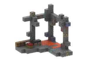 Klocki magnetyczne budowle My World Minecraft duże elementy