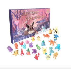 Kalendarz Adwentowy dla dzieci Pokemon z figurkami Święta