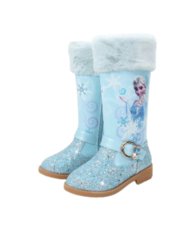 Buty zimowe kozaczki dla dziewczynki Kraina Lodu.png