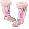 Trzewiki na zimę dla dziewczynki Kraina Lodu.png