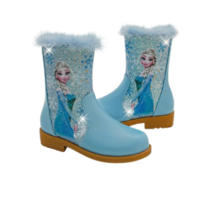 Trzewiki zimowe ocieplane dla dziewczynki Elsa Frozen 25-37 roz