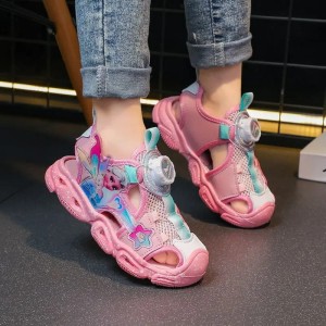 Buty dziecięce Sandały Disney Elsa LED  Łatwe Zapięcie HIT