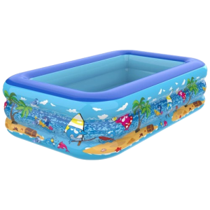 Basen Dla Dzieci Wysoki Bezpieczny 140x100x46cm