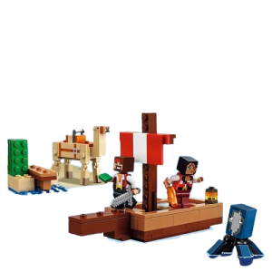 Zestaw klocki MINECRAFT zabawka dla dzieci Pikselowa Przygoda Piracka