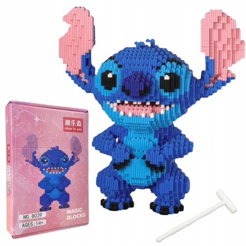 Zestaw Klocki Ogromna Figurka LILO I STITCH 34cm 5600szt