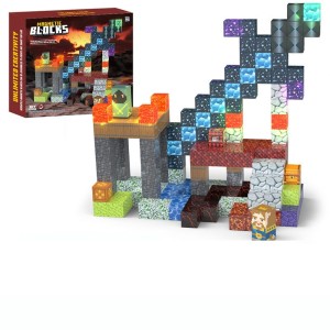 Zestaw Klocki Konstrukcyjne Magnetyczne 150szt MINECRAFT