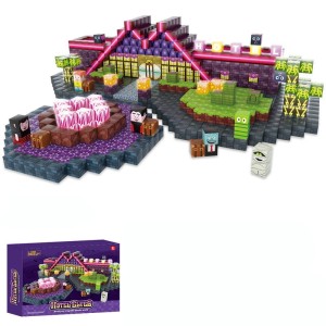 Zestaw Klocki Konstrukcyjne Magnetyczne 150szt MINECRAFT