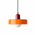 Szklana Lampa Wisząca LED Żyrandol w Stylu Retro i Pop-Art 25 CM