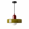 Szklana Lampa Wisząca LED Żyrandol w Stylu Retro i Pop-Art 25 CM