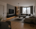 Lampa Wisząca LED Chrom U-Shape Nowoczesny Żyrandol Punktowy
