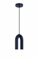 Lampa Wisząca LED Ciemnoniebieska U-Shape Nowoczesny Żyrandol Punktowy