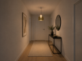 Nowoczesna Szklana Lampa Wisząca Oliwkowy Designerski Żyrandol Punktowy