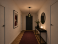 Nowoczesna Szklana Lampa Wisząca Oliwkowy Designerski Żyrandol Punktowy