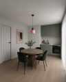Nowoczesna Szklana Lampa Wisząca Różowy Designerski Żyrandol Punktowy