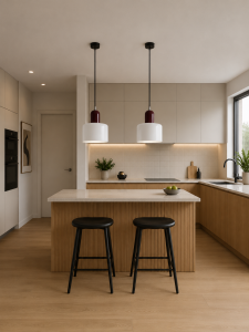 Nowoczesna Szklana Lampa Wisząca Biały Designerski Żyrandol Punktowy