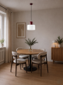 Nowoczesna Szklana Lampa Wisząca Biały Designerski Żyrandol Punktowy