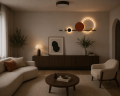 Nowoczesny Kinkiet Ścienny LED ECLIPSE Designerska Lampa Wielofunkcyjna