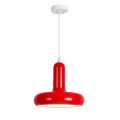 Designerska Lampa Wisząca Retro Nowoczesny Żyrandol Punktowy Czerwony
