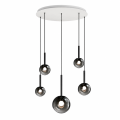 Nowoczesna Lampa Wisząca LED Kule 5 Minimalistyczny Żyrandol Kaskadowy