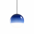 Lampa Wisząca LED Diamentowy Błękit Szklana Kula