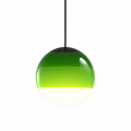 Lampa Wisząca LED Botaniczna Zieleń Szklana Kula