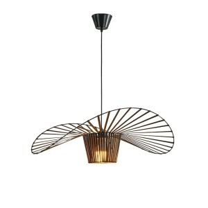 Żyrandol Ażurowy Vintage Lampa Wisząca Retro Kapelusz Nowoczesny