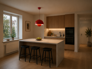 Lampa Wisząca Retro Flowerpot Nowoczesny Żyrandol Mid-Century