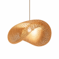 Bambusowa Lampa Wisząca Zen Pleciony Żyrandol Organiczny