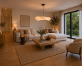 Wisząca Lampa Sufitowa LED CHMURA Żyrandol Wiszący Organiczny Biały
