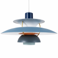 Lampa Wisząca PH Żyrandol Skandynawski Talerze Nordic Blue