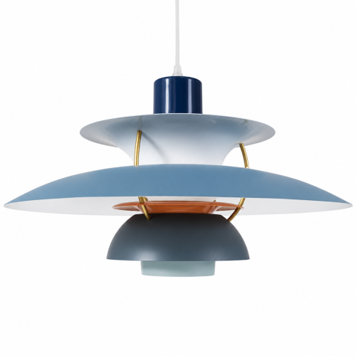 Lampa Wisząca PH Żyrandol Skandynawski Talerze Nordic Blue