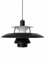 Lampa Wisząca PH Żyrandol Skandynawski Talerze Nordic Black