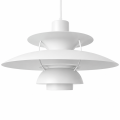 Lampa Wisząca PH Żyrandol Skandynawski Talerze Nordic White
