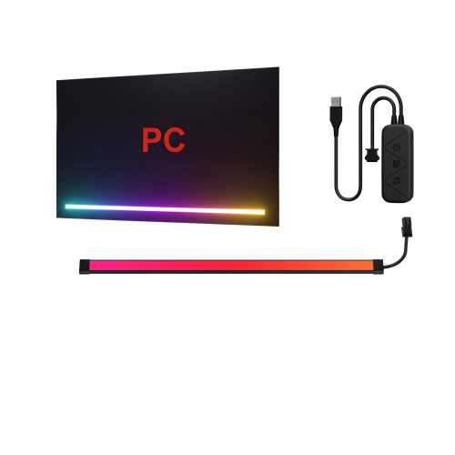Inteligentna Listwa LED RGB na Monitor PC Windows 60cm Ambient Sync